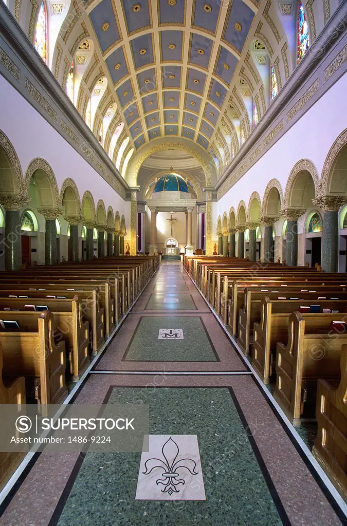 Interior of a church, Immaculata Catholic Church, San Diego, California, USA