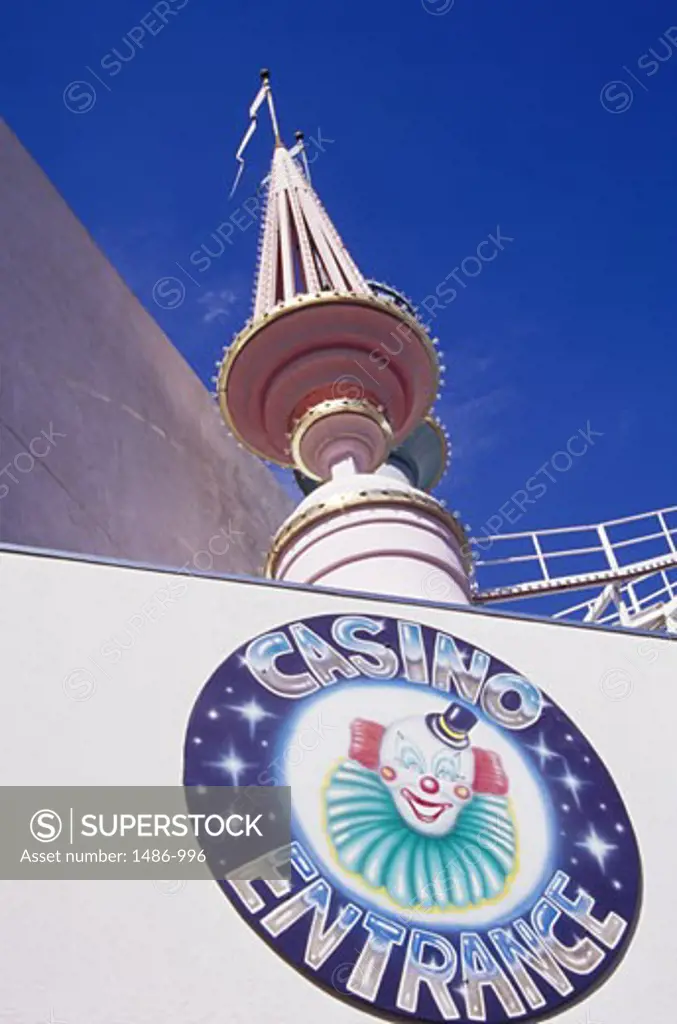 USA, Nevada, Las Vegas, Boardwalk Hotel and Casino entrance sign