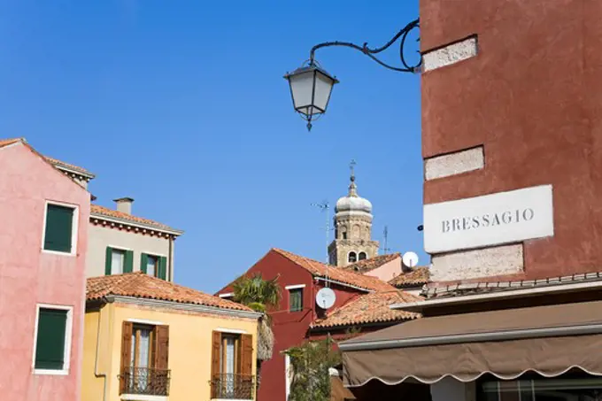 Bressagio street on Murano Island, Venice, Italy, Europe