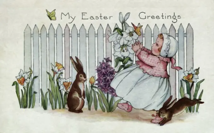 My Easter Greetings Postcard Private Collection