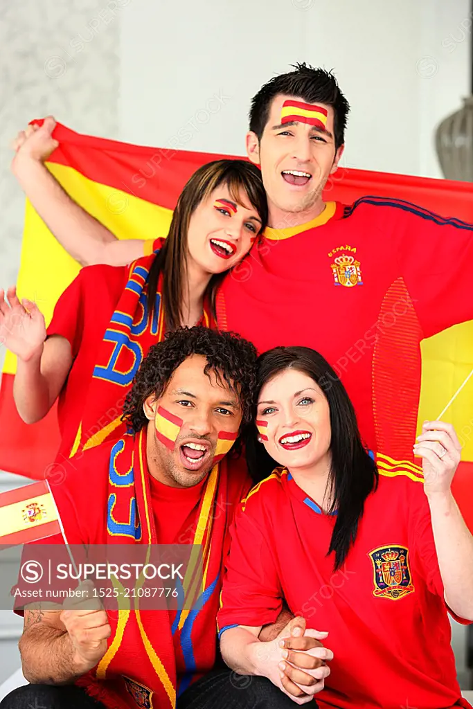 Spanish sports fans