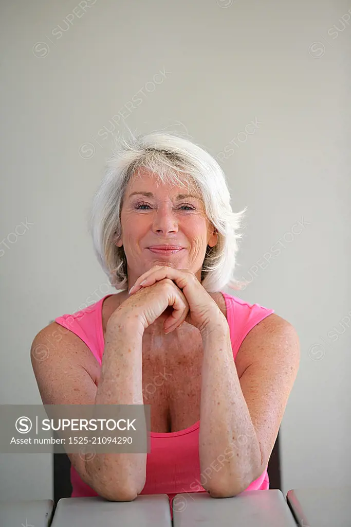 Smiling older woman