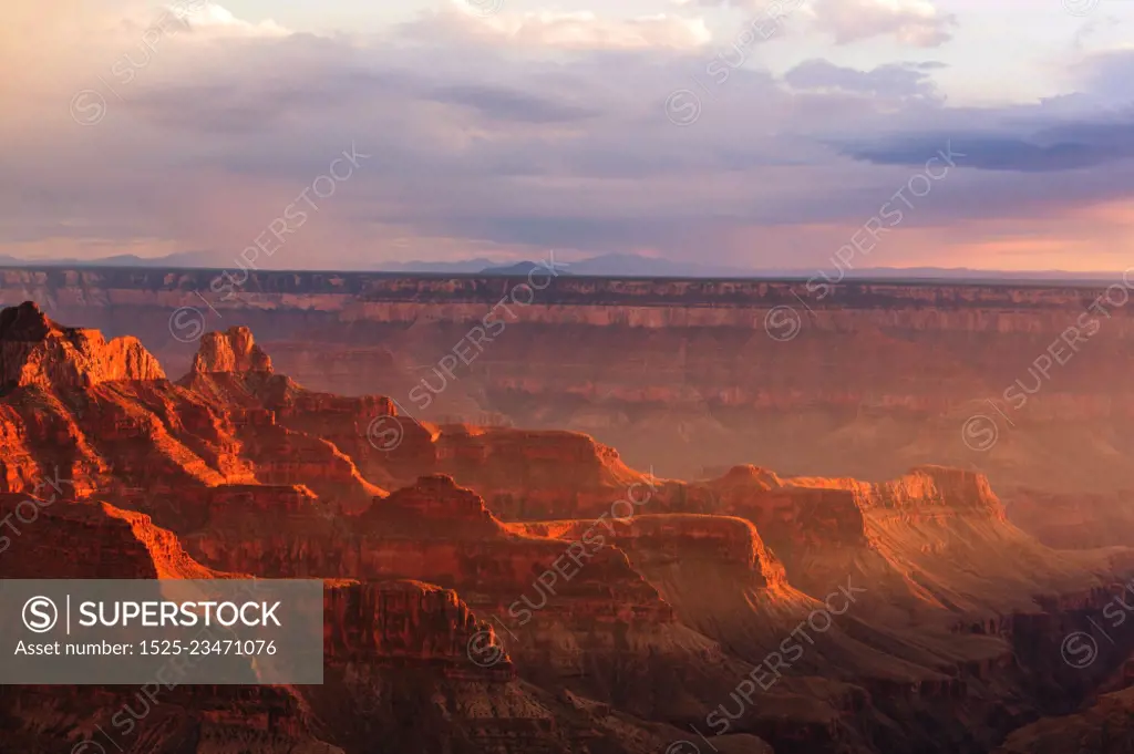 Picturesque landscapes of the Grand Canyon