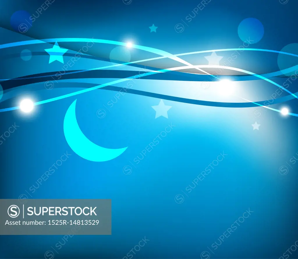 ramadan background. ramadan kareem vector background in blue color