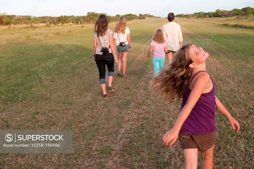 Tourists in Kenya Africa