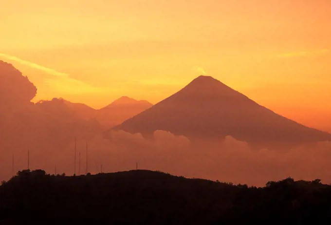 the landscape allound the Volcano Pacayal near the City of Guatemala City in Guatemala in central America.   . LATIN AMERICA GUATEMALA LAKE ATITLAN