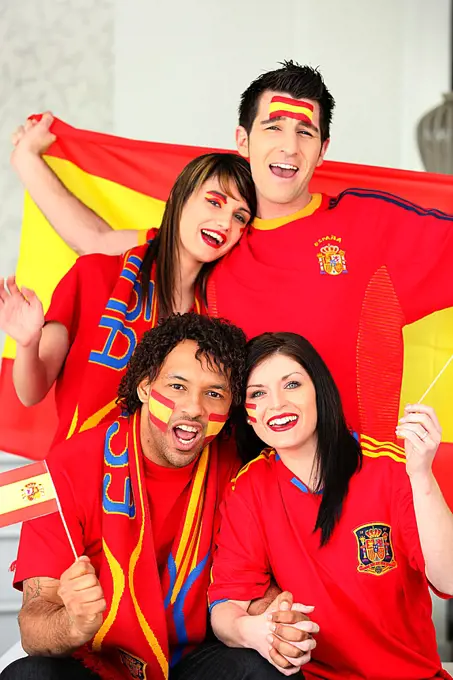 Spanish sports fans