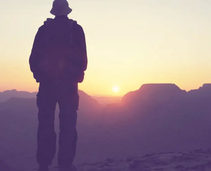 Sunrise in Grand Canyon