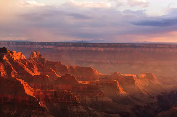 Picturesque landscapes of the Grand Canyon