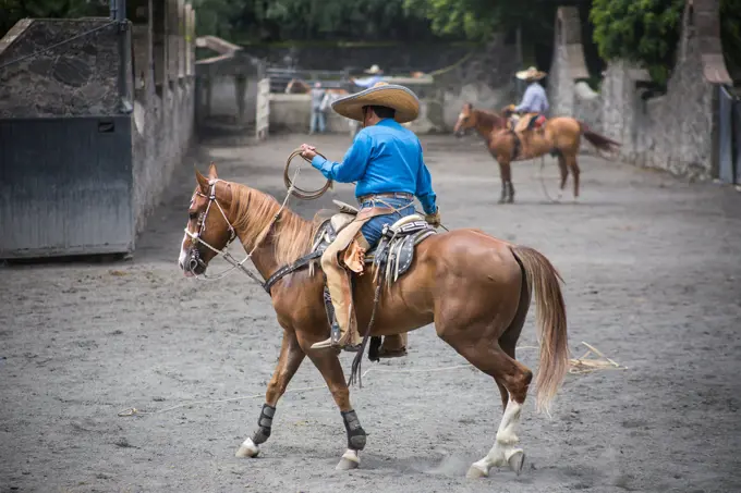 Traditional Rodeo Show in Mexico City.