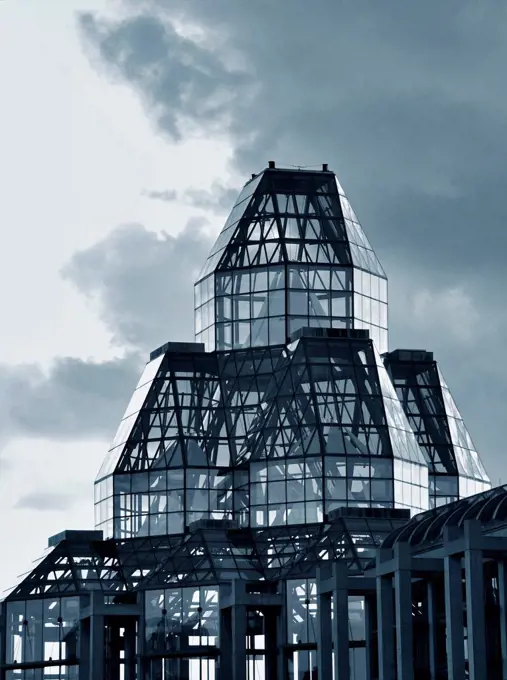 Moshe Safdie designed Glass tower, National Gallery, Ottawa Canada.