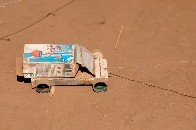 Toy truck in Kenya