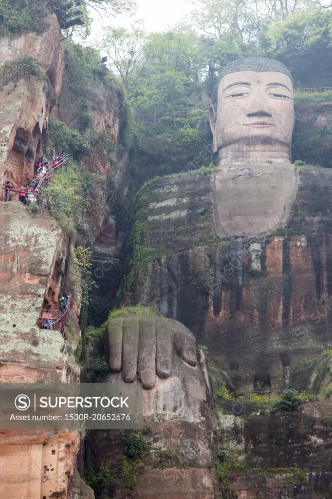 Leshan giant Buddha, Sichuan province, China