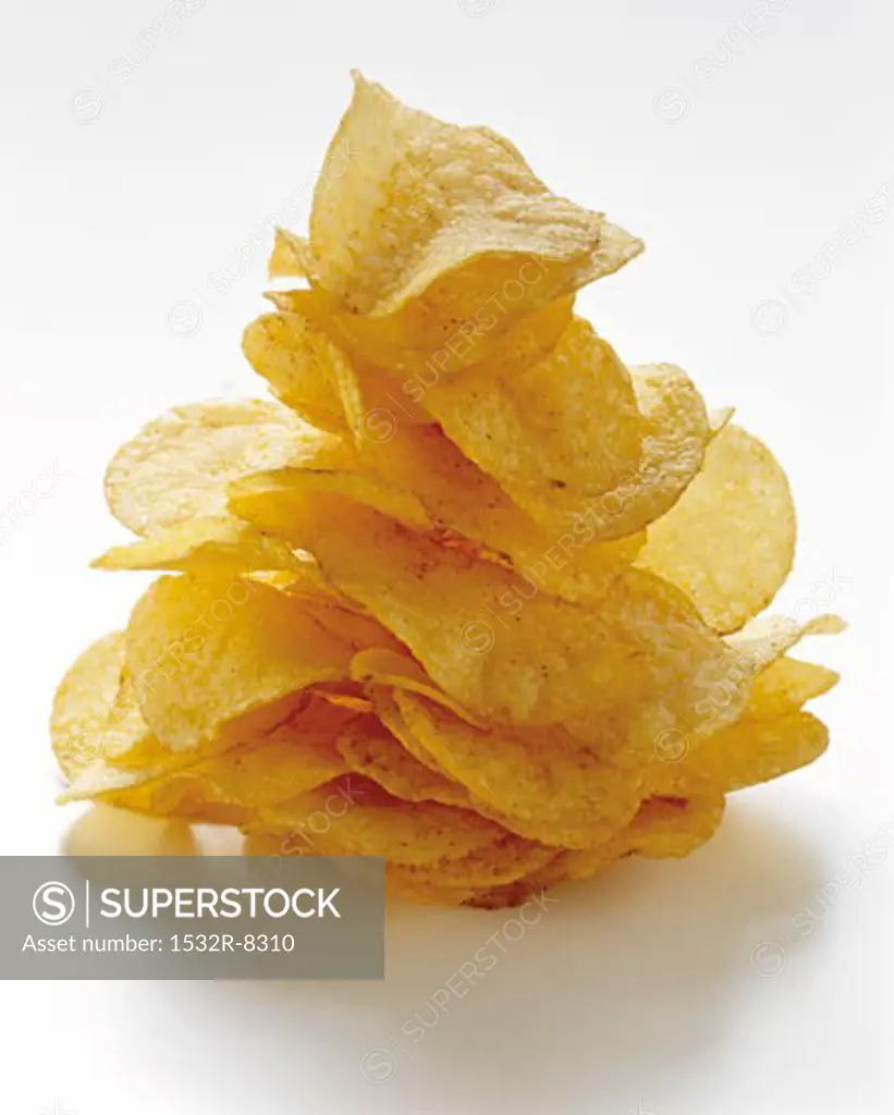 A Pile of Potato Chips