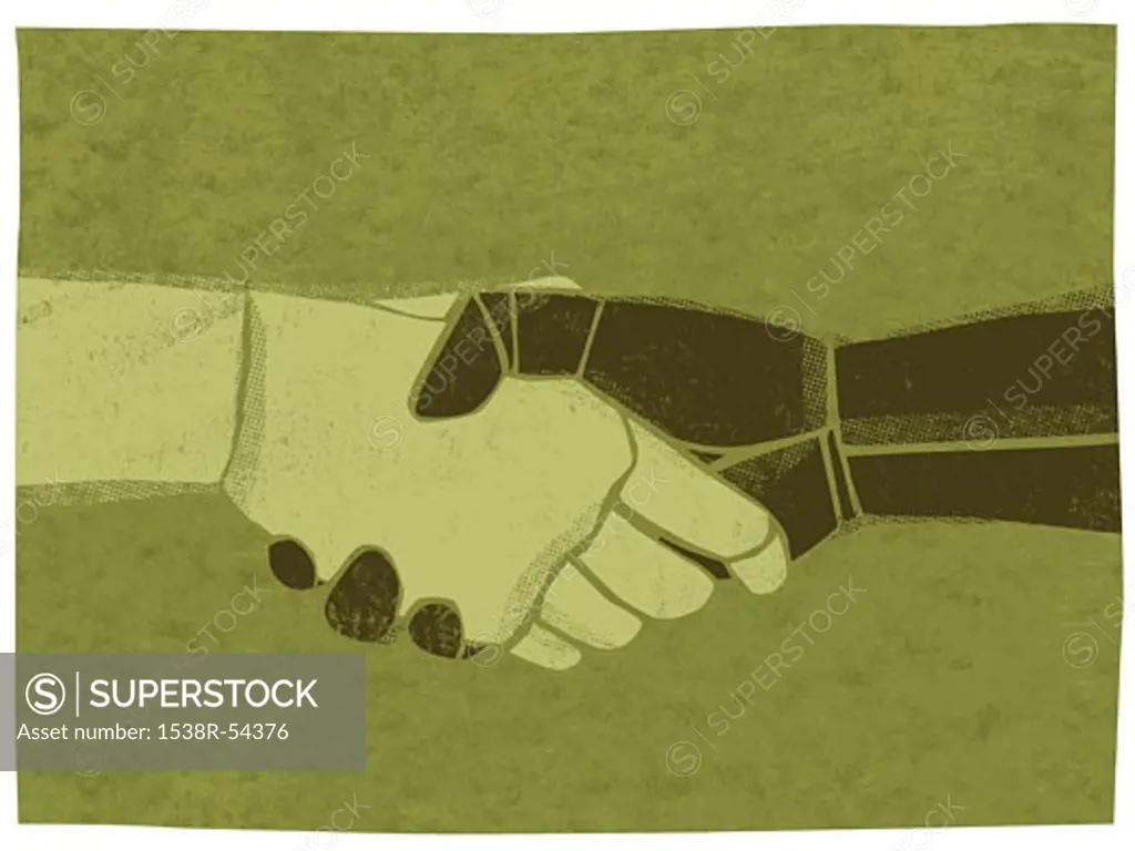 Illustration of a handshake