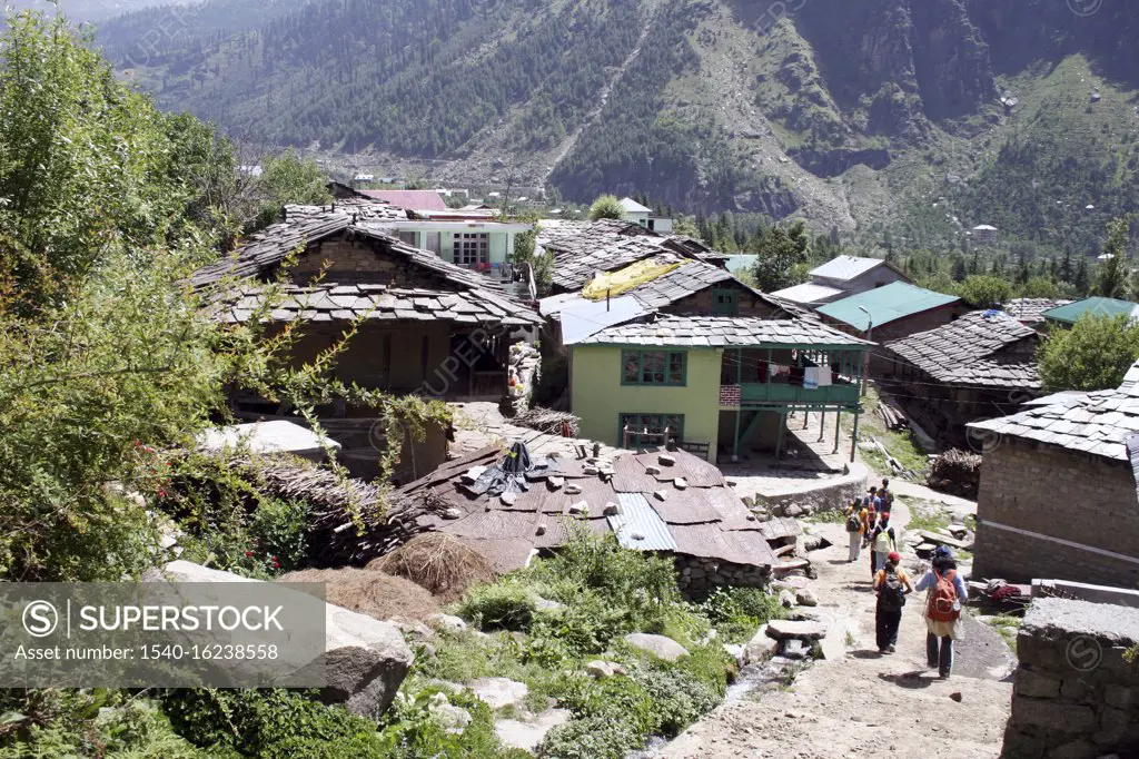 Village Shanag ; Manali ; Himachal Pradesh ; India