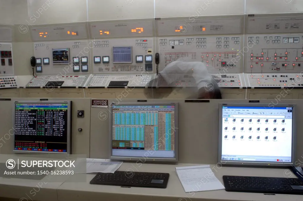 General view of control room of Tarapur Atomic Power station Unit 3 & 4; Tarapur; Bombay Mumbai ; Maharashtra; India 