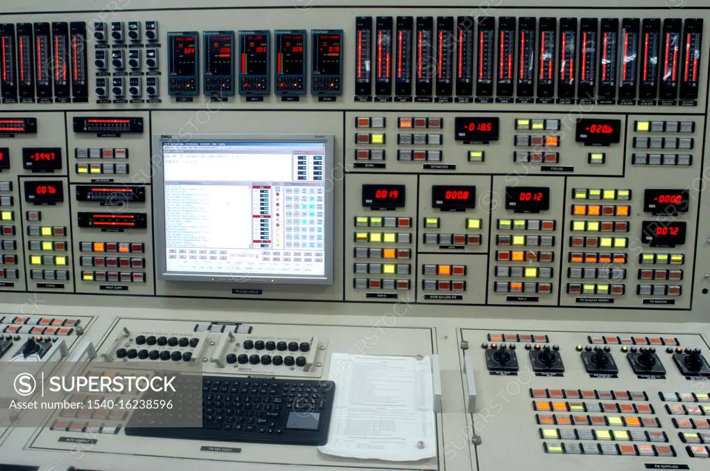 General view of control room of Tarapur Atomic Power station Unit 3 & 4; Tarapur; Bombay Mumbai ; Maharashtra; India