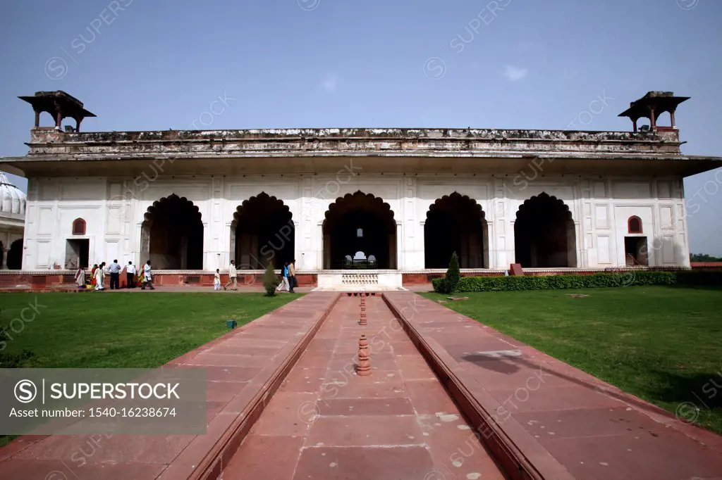 Rang Mahal or the Palace of color also known as Imtiaz Mahal ; UNESCO World Heritage site the famous Delhi fort also known as Lal Qila  or Red Fort constructed in (1638-1648) used as palace by Mughal emperor Shah Jahan ; Delhi ; India