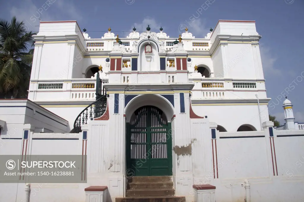 Nagappa Chettier-house ; Kanadukethan ; Chettinad ; Karaikudi ; Tamil Nadu ; India