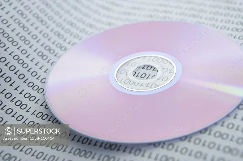 CD, pay-rows, binary-code, data carriers, CD-ROM, Compact Disc, DVD, stores, storage-medium, digitally, data carrier-technology, data, data-volumes, d...