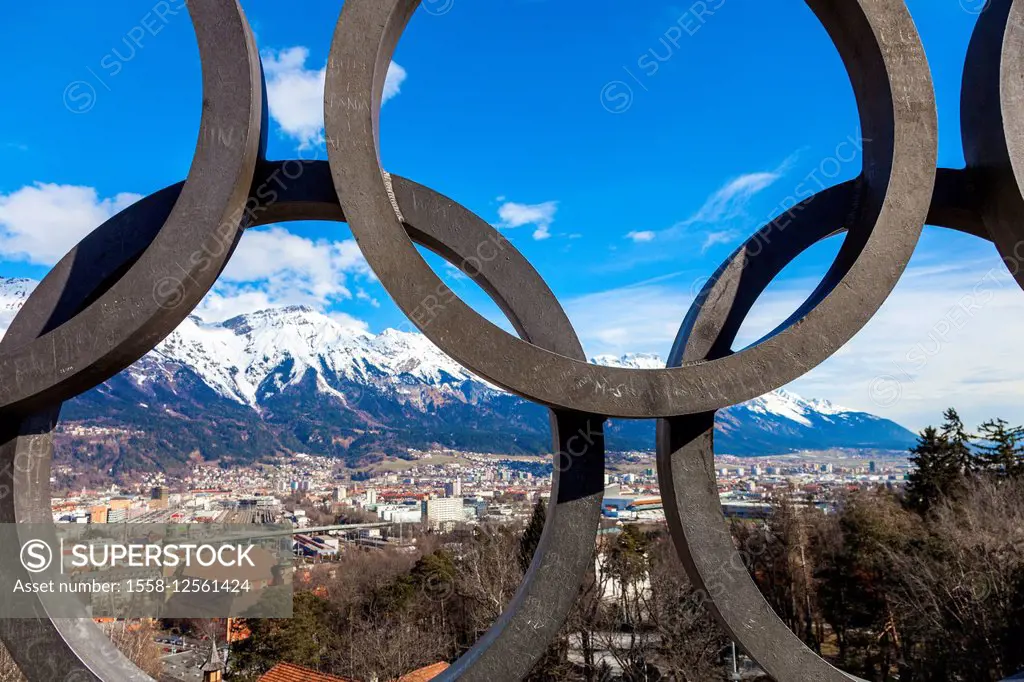 Panoramic of Innsbruck, Tyrol, Austria