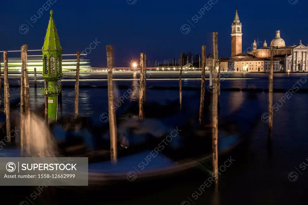 Gondolas in Venice, Italy