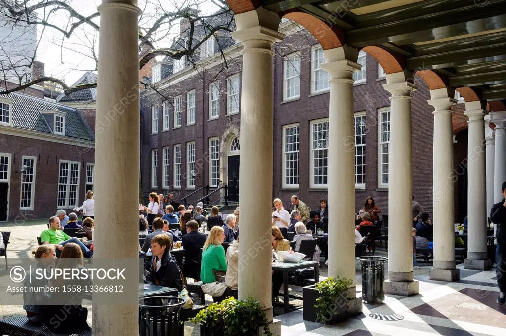 Café of the museum 'Mokum', Amsterdam Museum, Amsterdam, Holland, Netherlands