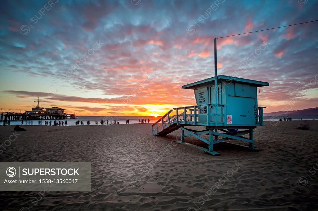 Los Angeles Beach, Sunset