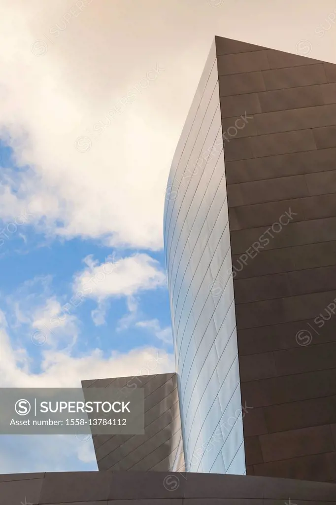 USA, California, Los Angeles, Walt Disney Concert Hall, detail