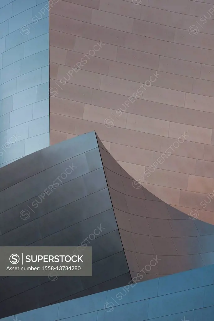 USA, California, Los Angeles, Walt Disney Concert Hall, detail