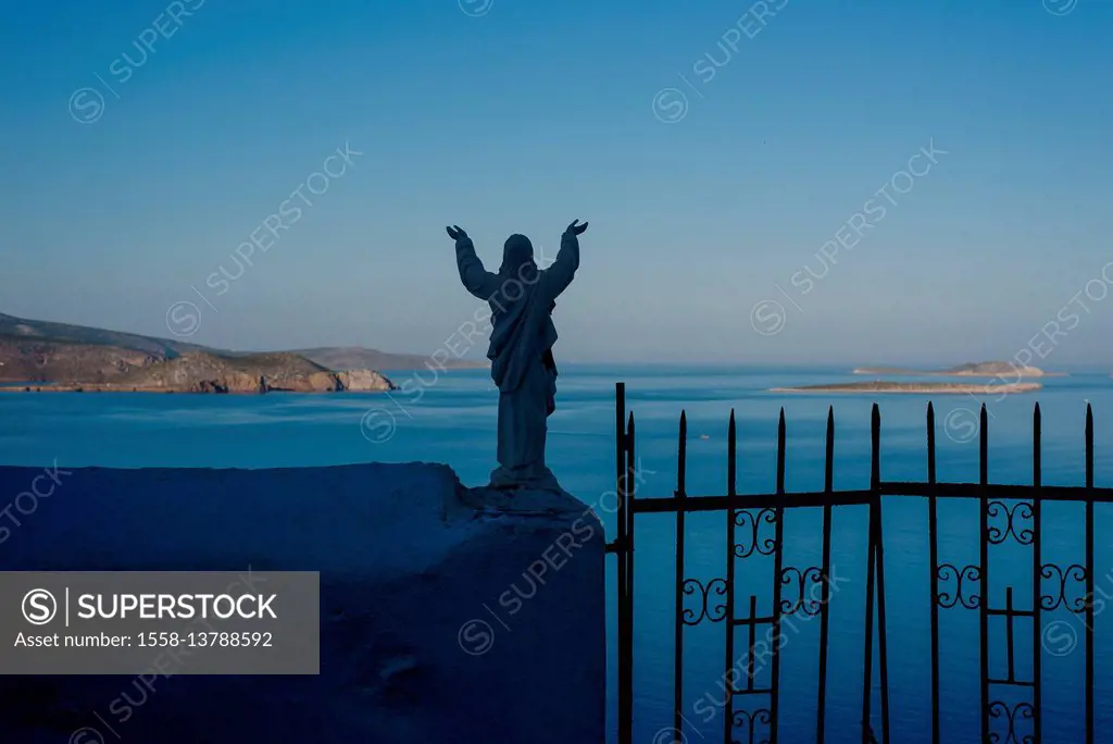 View from the cemetery in Astypalea, Greece