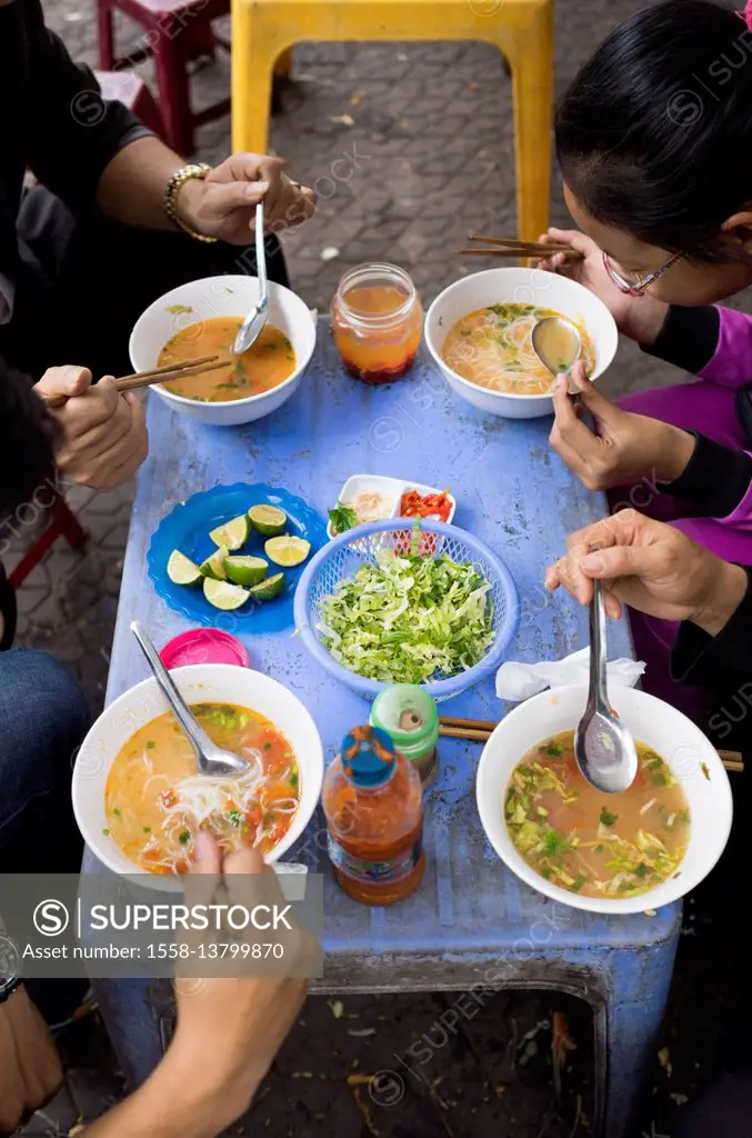 Vietnam, Haiphong, street food, Pho soup