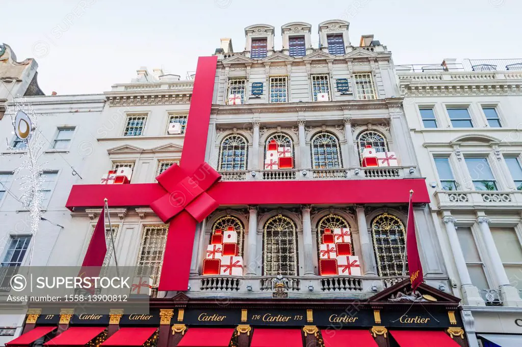 England London Piccadilly Old Bond Street Cartier Store with