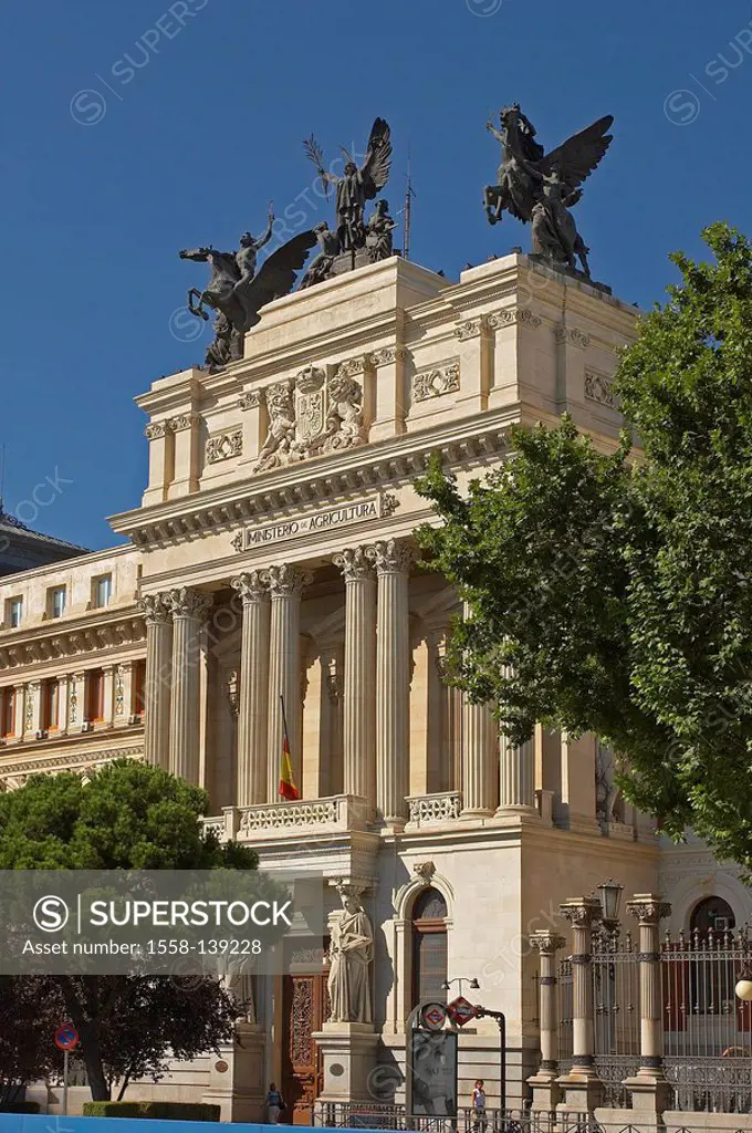 Spain, Madrid, Plaza Del Emperador Carlos V , ministry of agriculture, Ministerio de Agricultura,