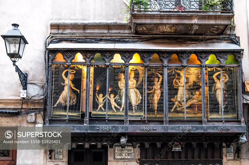 Balcony, Barcelona, Spain