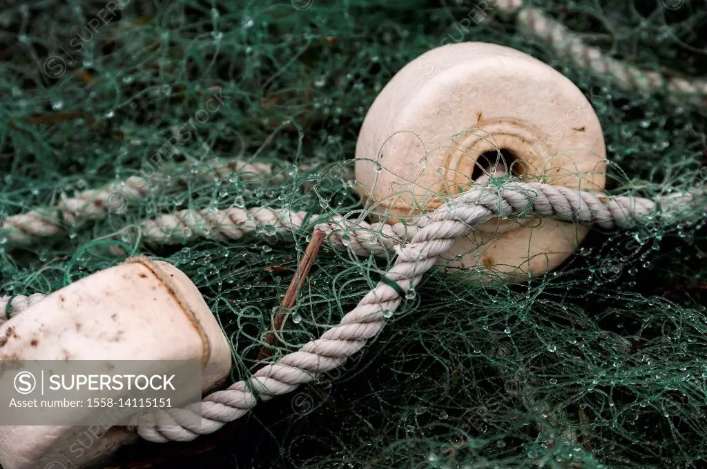 Fishing buoy and fishing net