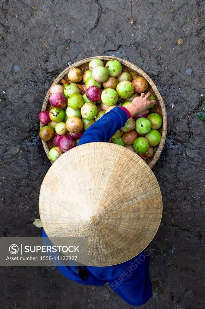 Hue, Vietnam. Street food market.