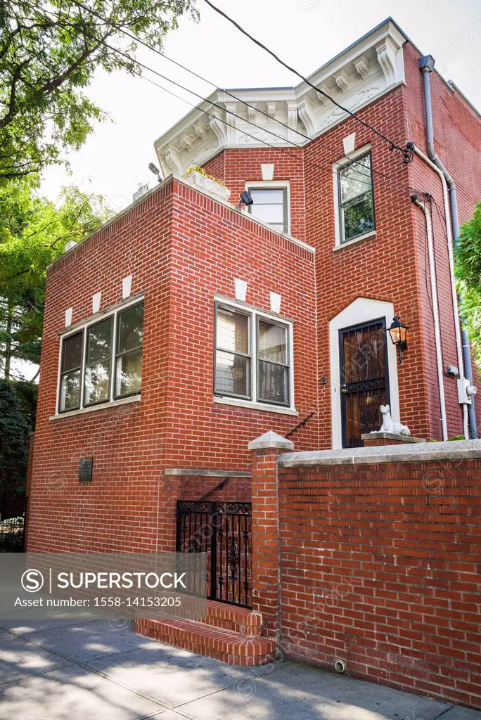 USA, New York, Corona-Queens, Louis Armstrong House Museum, home of jazzman Louis Armstrong