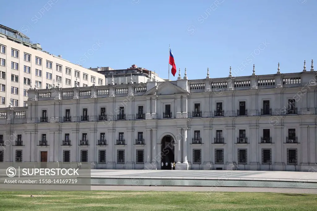 Chile, Santiago, Palacio de La Moneda,