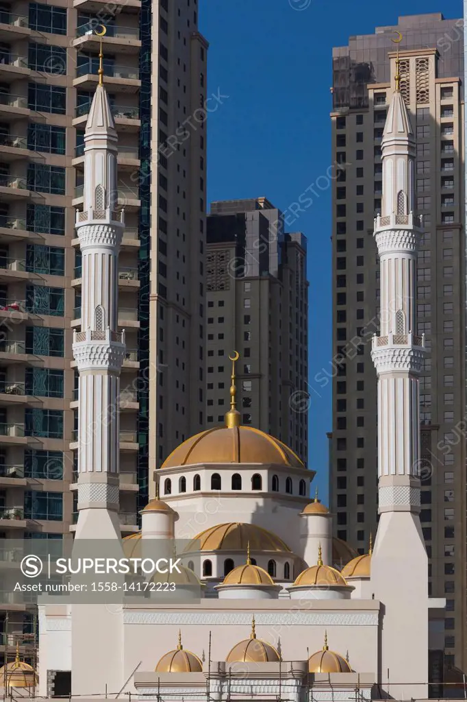 UAE, Dubai, Dubai Marina, marina mosque