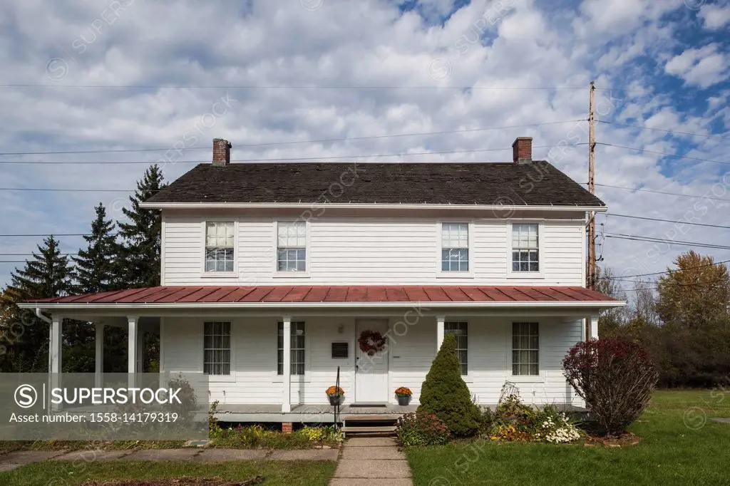 USA, New York, Finger Lakes Region, Auburn, Harriet Tubman House, former home of US Civil War abolitionist