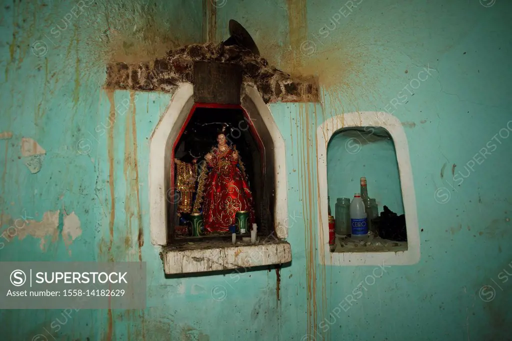 Bolivia, Potosi, Cerro Rico, Virgen del Cerro, Pachamama,