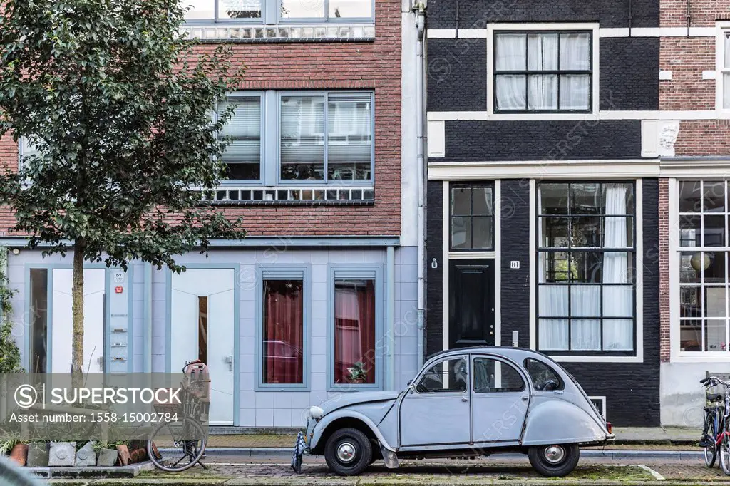 The Netherlands, Holland, Amsterdam, Amsterdam Canal District, car, Citroen, old