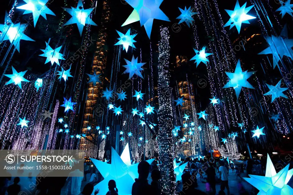 Christmas decoration in Manila, Luzon Island, Philippines, Asia