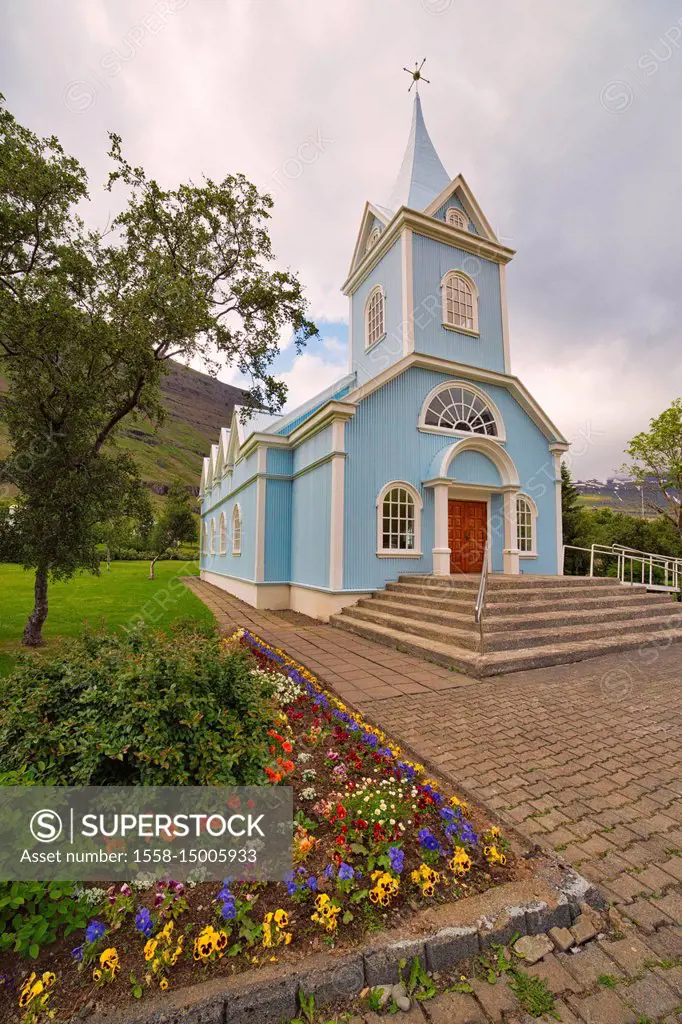 Church of Seyðisfjörður, eastern iceland, Iceland