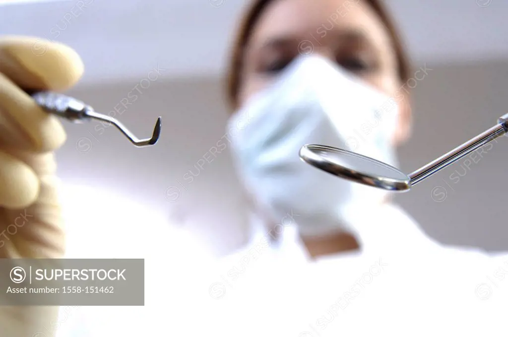 Dentist, control_examination, portrait, blur, detail, series, people, doctor, woman, doctor, health, illness, dental surgery, work, occupation, health...