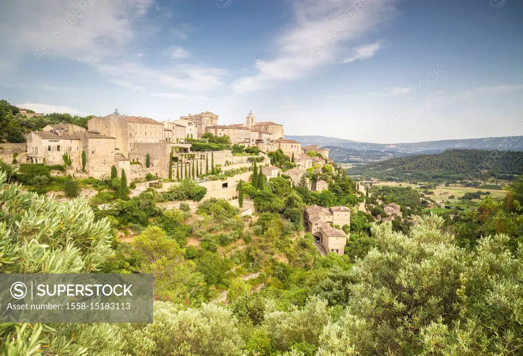 The typical Gordes village, Provence, France