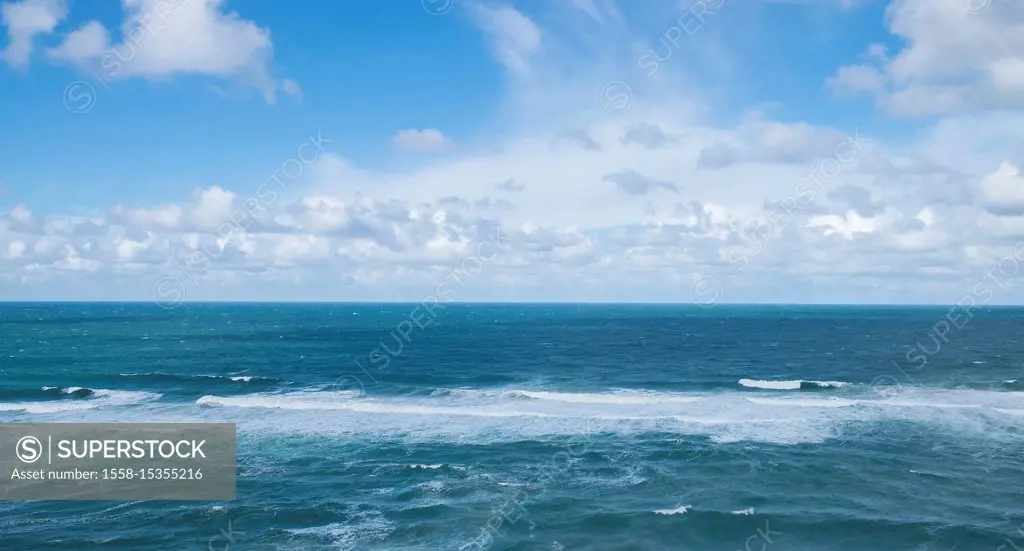 Sea, Atlantic, Portugal, water, waves,