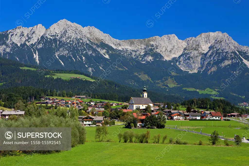 Austria, Tyrol, Söll am Wilden Kaiser